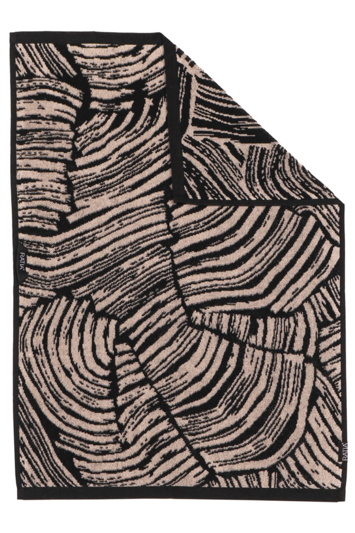 Ratia Kalliolla Black/Sand Towels