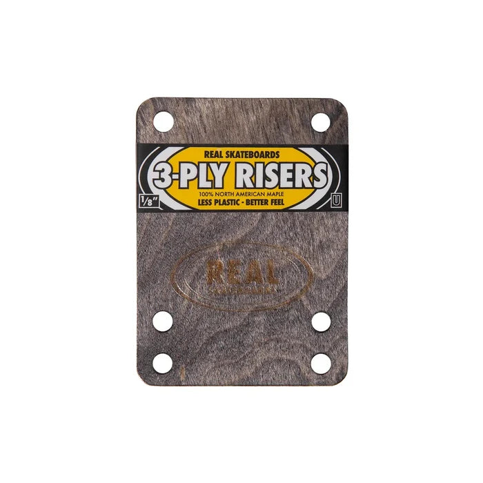 Real 3-Ply Wood Risers 1/8"