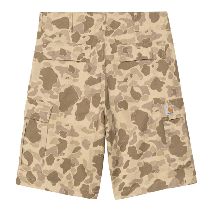 Regular Cargo Short - Camo Duck Rinsed