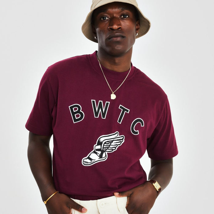 Regular Fit Tee - BWTC Print Burgundy