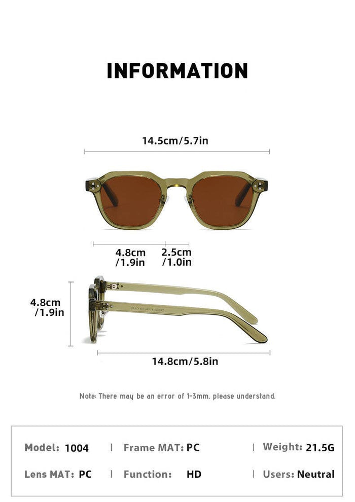 Retro Polarized UV Protection Round Sunglasses DP25D958