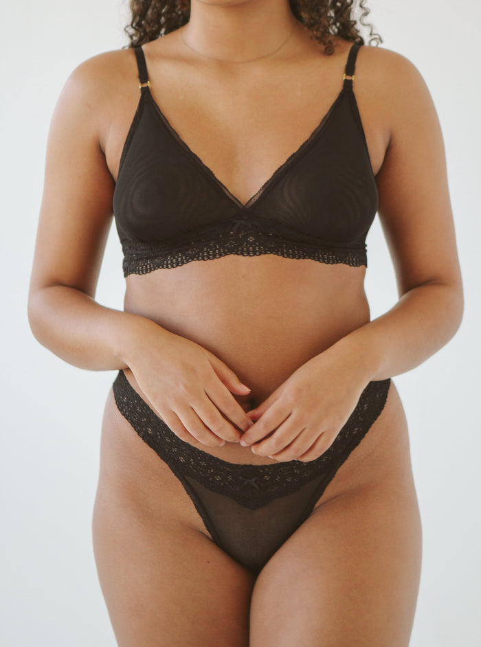 Rio and Thong Set | Ebony