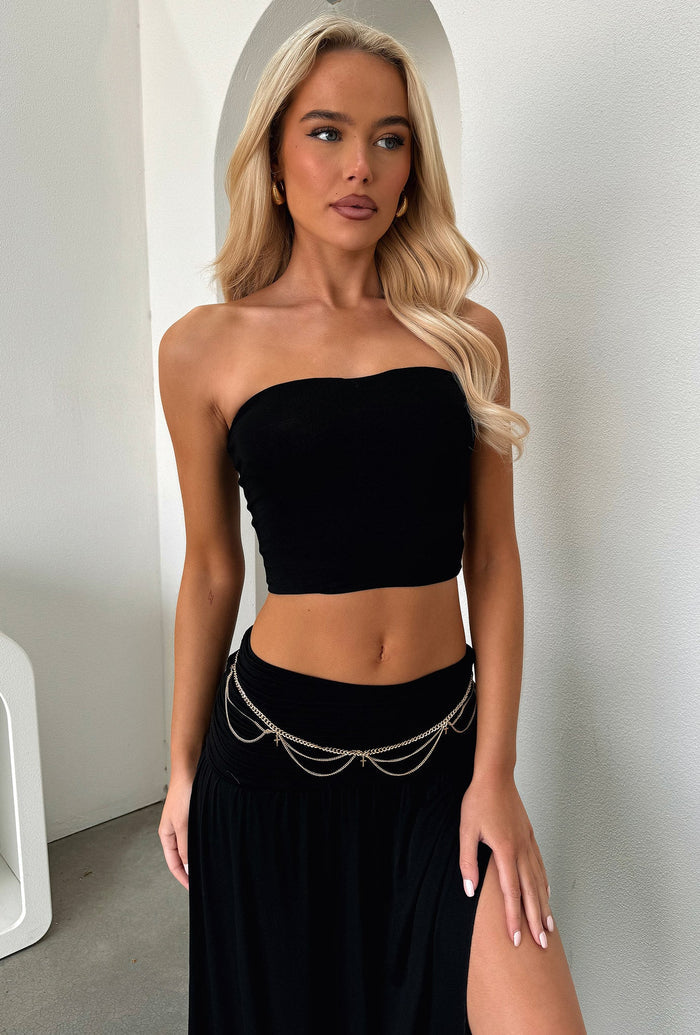 Rosalia Midi Skirt - Black