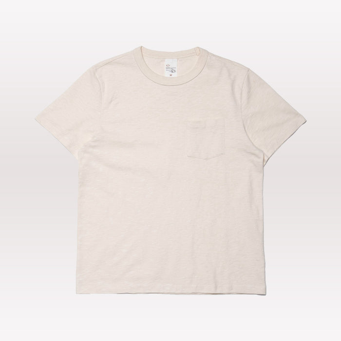 Roy Heavy Slub T-Shirt - Ecru