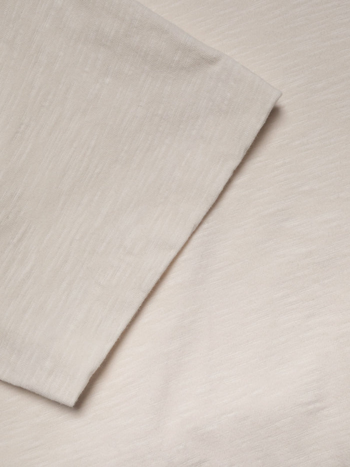 Roy Heavy Slub T-Shirt - Ecru