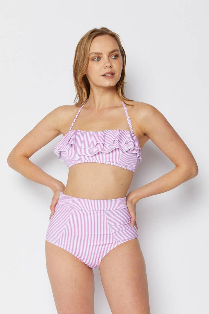 Ruffled bandeau style 2 pcs set