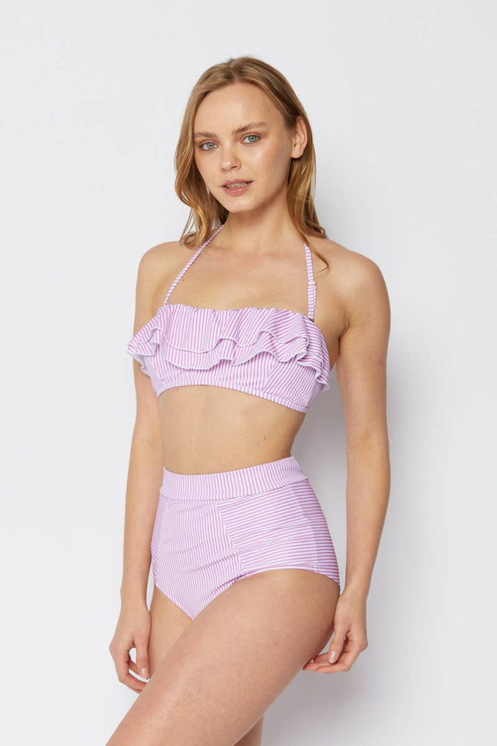 Ruffled bandeau style 2 pcs set