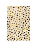 Rug LEOPARD Beige / Brown and Black Print 3.9 x 5.9ft
