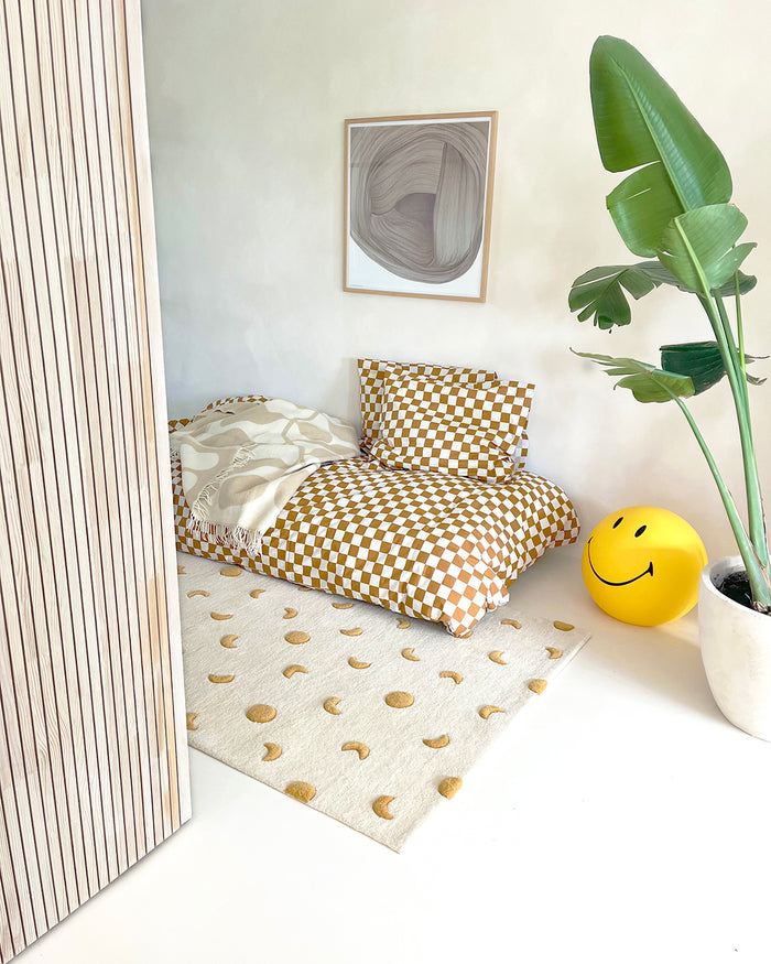 Rug MOONS Cream / Gold 2.6 x 3.9ft