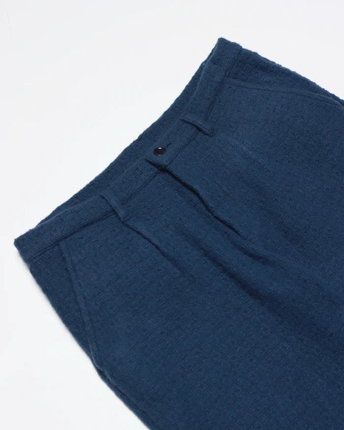 Ryder Trouser - Insignia Blue Textured Jacquard