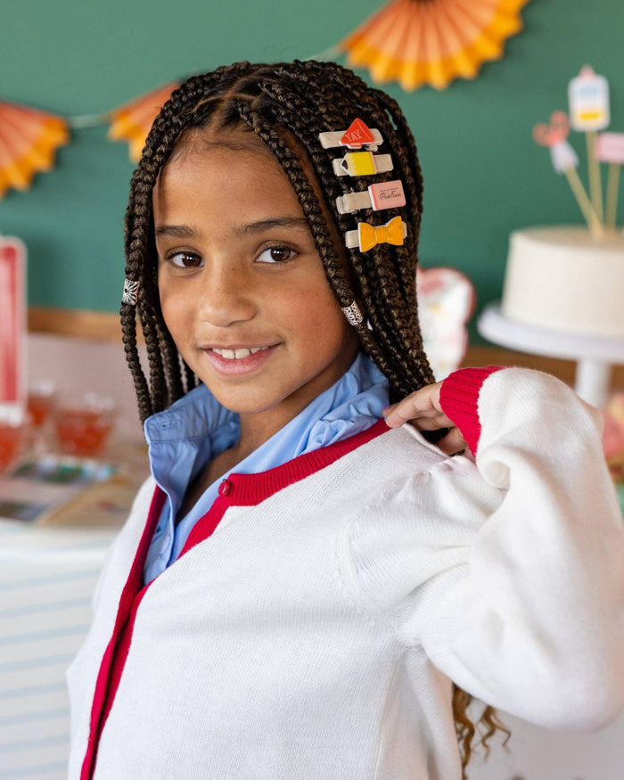 SCH1208 - Occasions Back to School Resin Barrettes