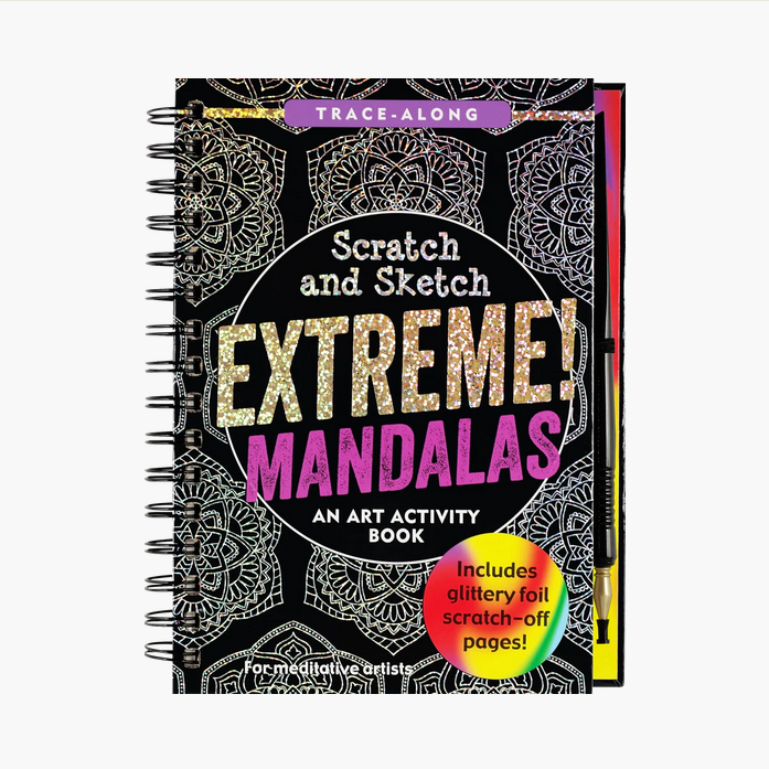 Scratch And Sketch Extreme Mandalas Activity Book