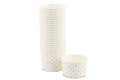 Set of 24 10oz Paper Snack Cups - Rainbow Dot