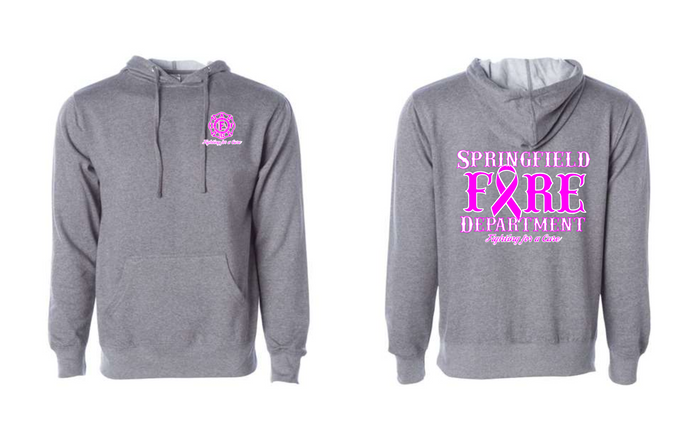 SFD Breast Cancer Hoodie- Grey