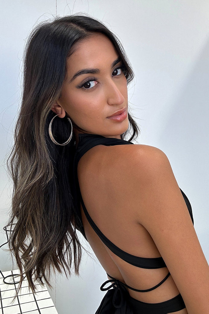 Shana Hoop Earrings - Gold