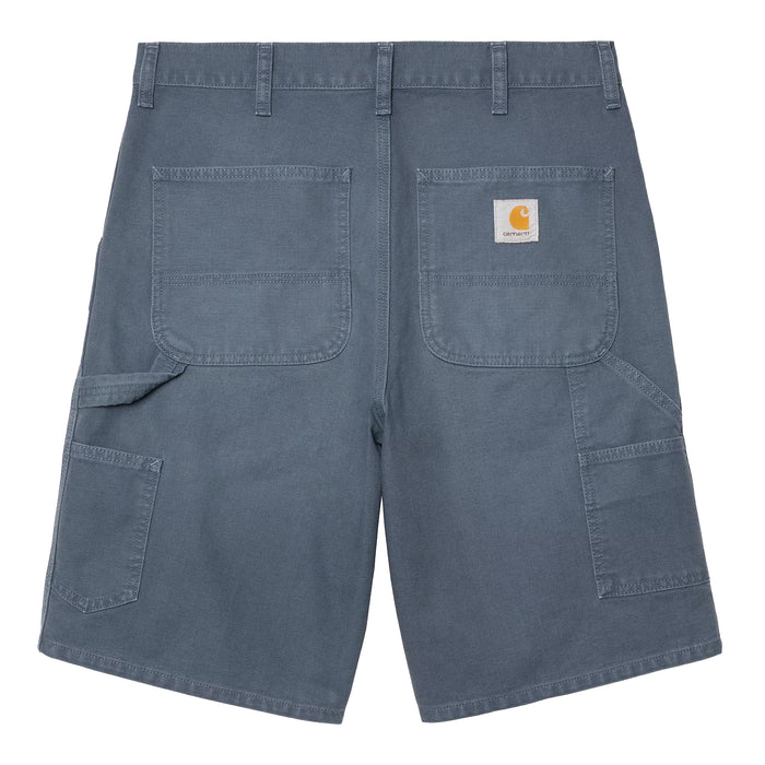 Single Knee Short - Dusky Blue Stone Canvas