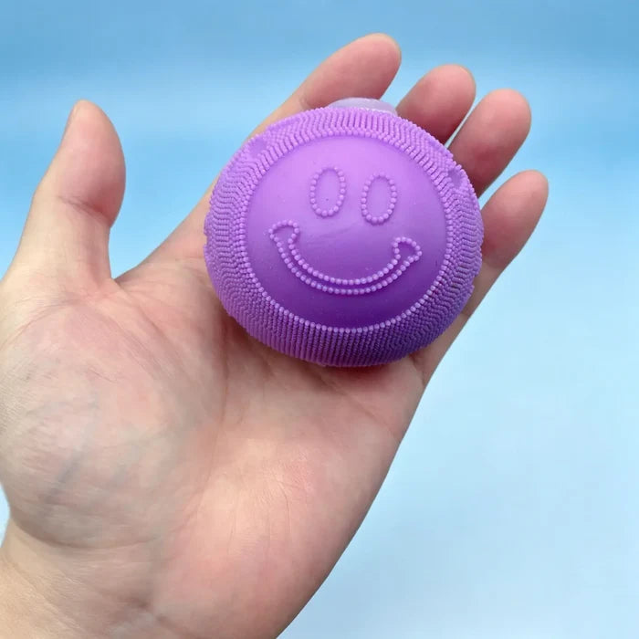 Smiley Face Plush Squeeze Stress Ball