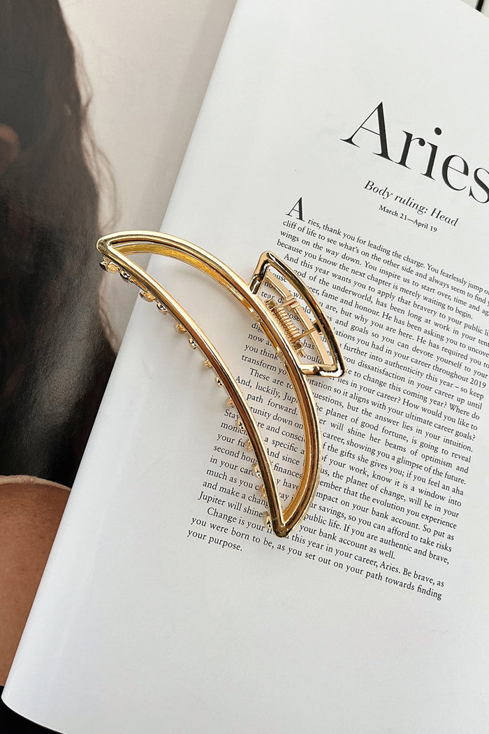 Solano Claw Clip - Gold