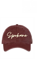 Spokane Script Dad Cap