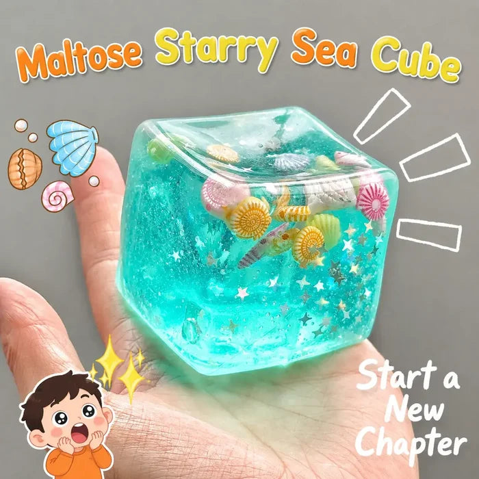 Starry Sea Treasure Cube Squishy Toy