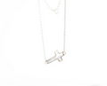 Sterling Silver Cross Charm Necklace