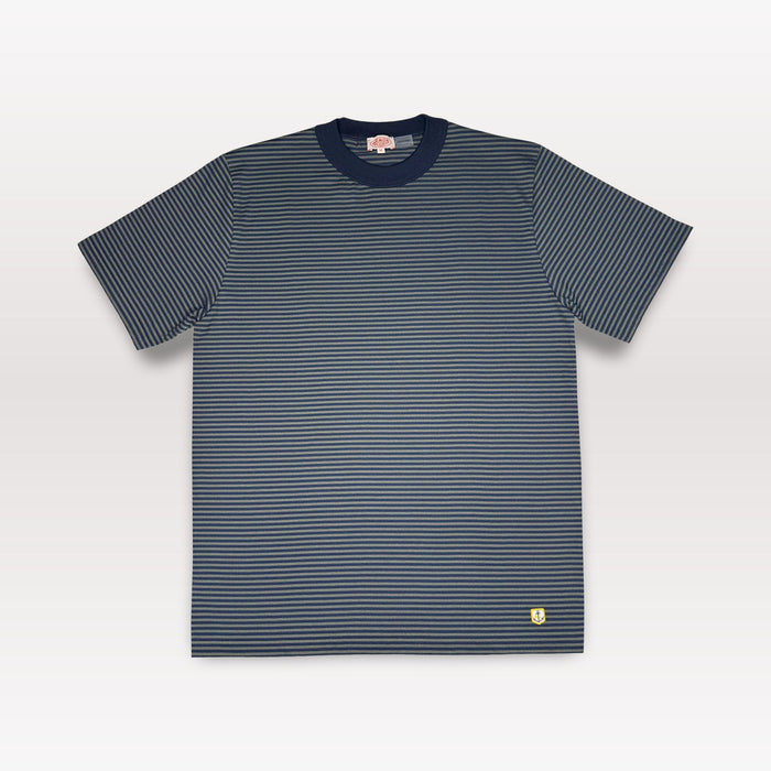 Striped Heritage T Shirt - Marine Deep / Chimera