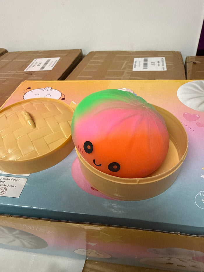 The Viral Squishy Dumpling-  BRIGHT  Rainbow Edition