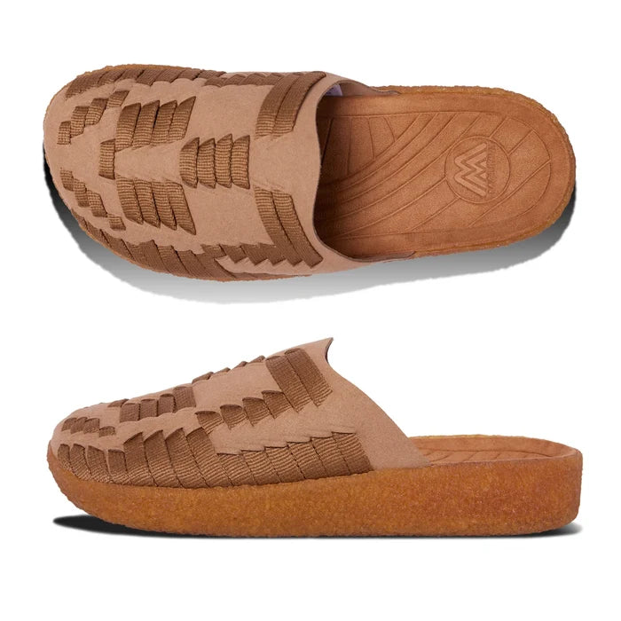 Thunderbird Slide /  Vegan Leather Walnut / Tan