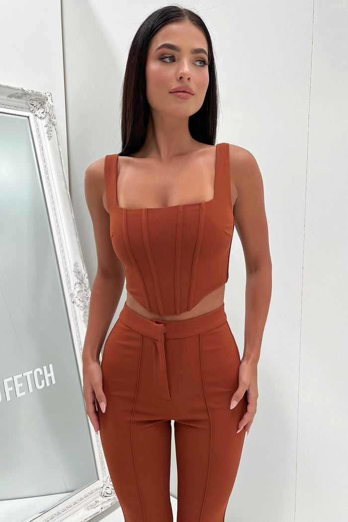 Token Flare Pants - Brown
