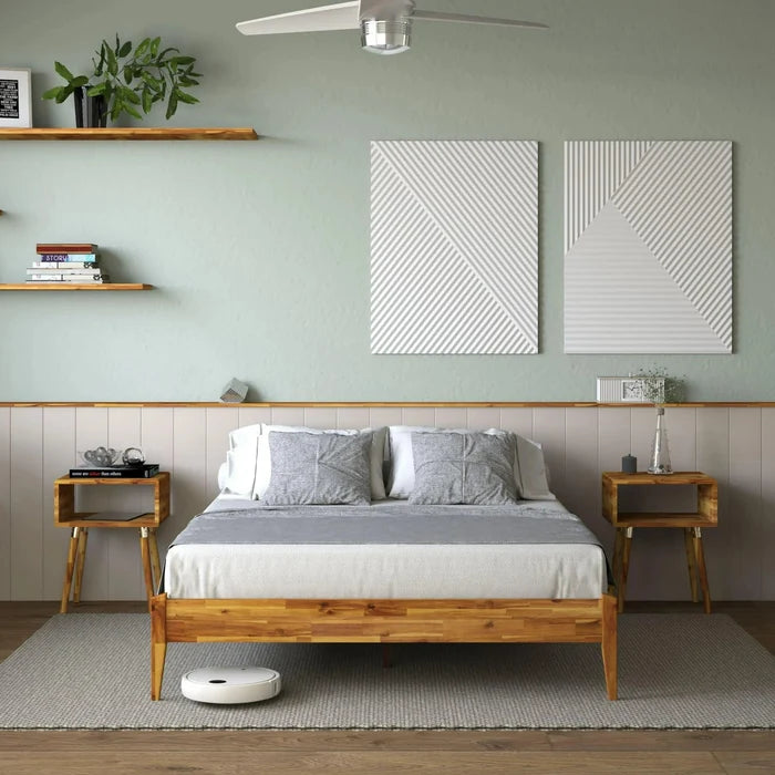 Travis Japanese Platform Bed Canva Home