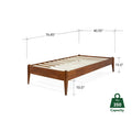 Travis Japanese Platform Bed Canva Home