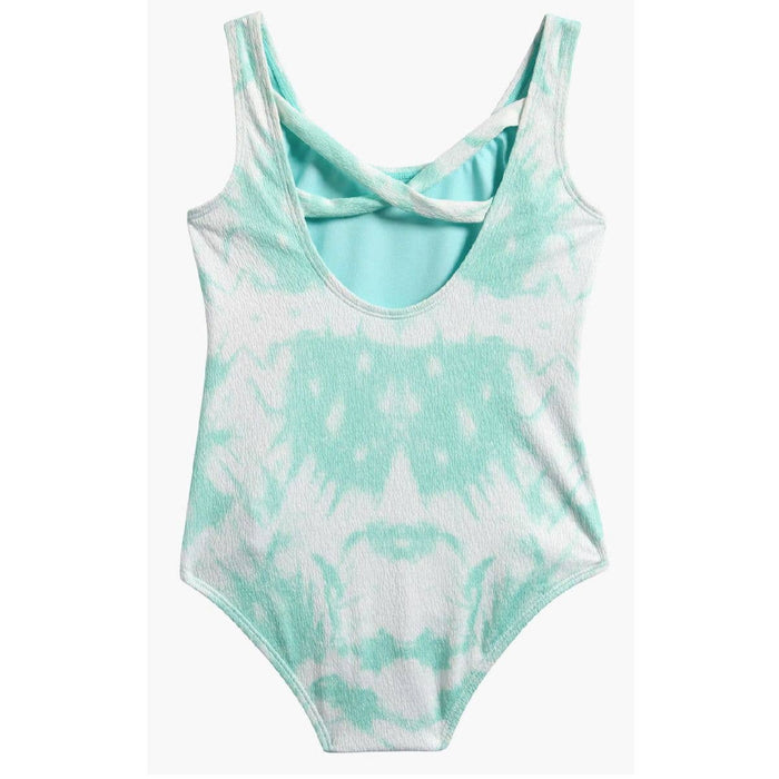 Tween Crisscross Strap Textured One-Piece