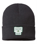 Varsity Patch Knit Cuffed Beanie