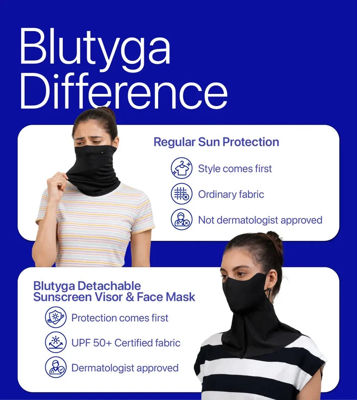 Women Sunscreen Neck Cover Mask