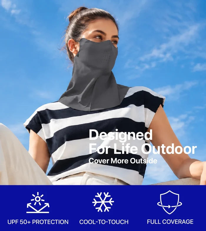 Women Sunscreen Neck Cover Mask