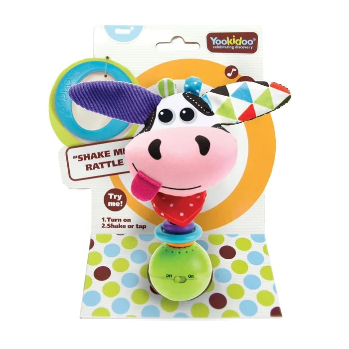 Yookidoo Shake Me Rattle - Cow