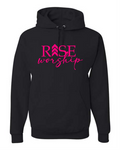 Youth Black Hoodie - Pink Design