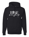 Youth Black Hoodie - White Design